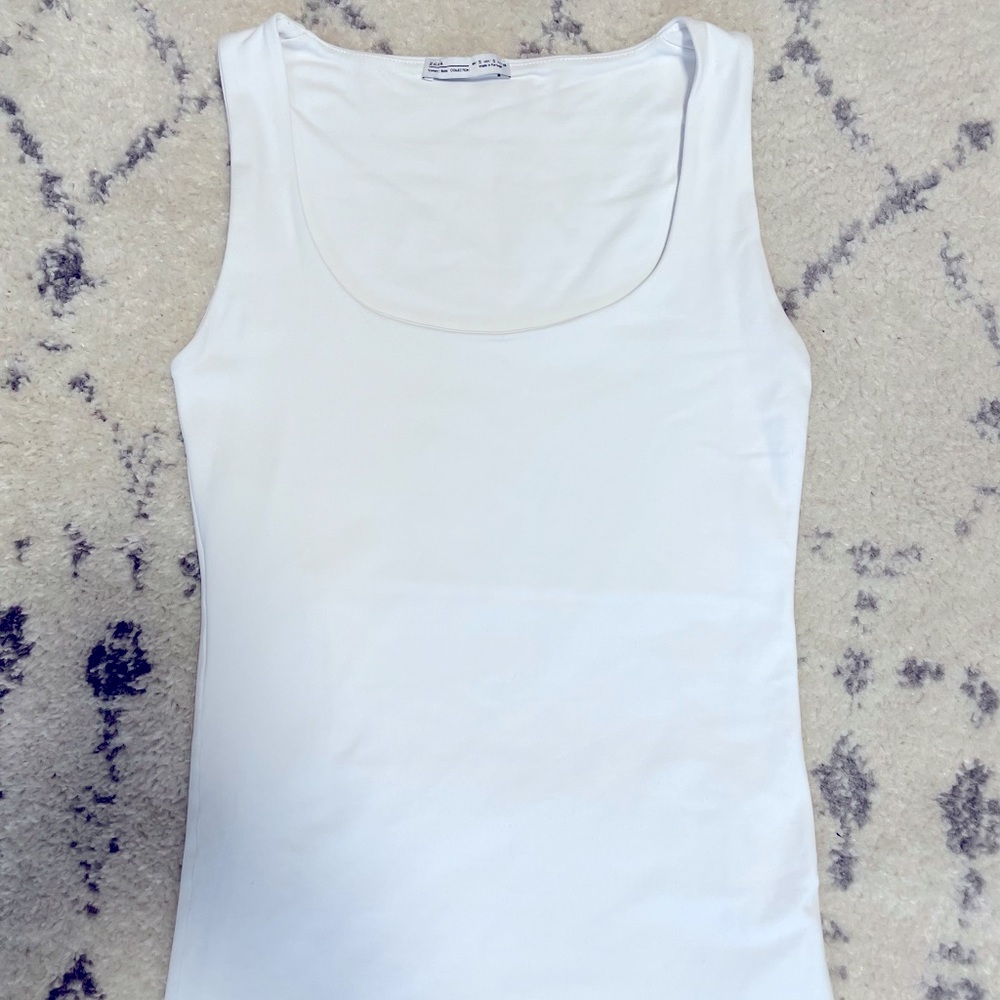 White tank top